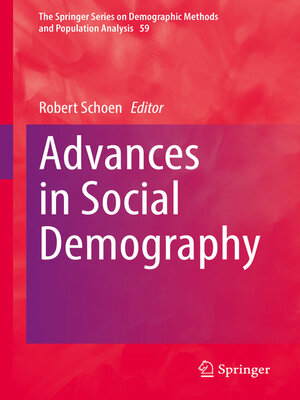 cover image of Advances in Social Demography